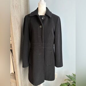 Style & Co. Women's Black Wool Coat. Size M.